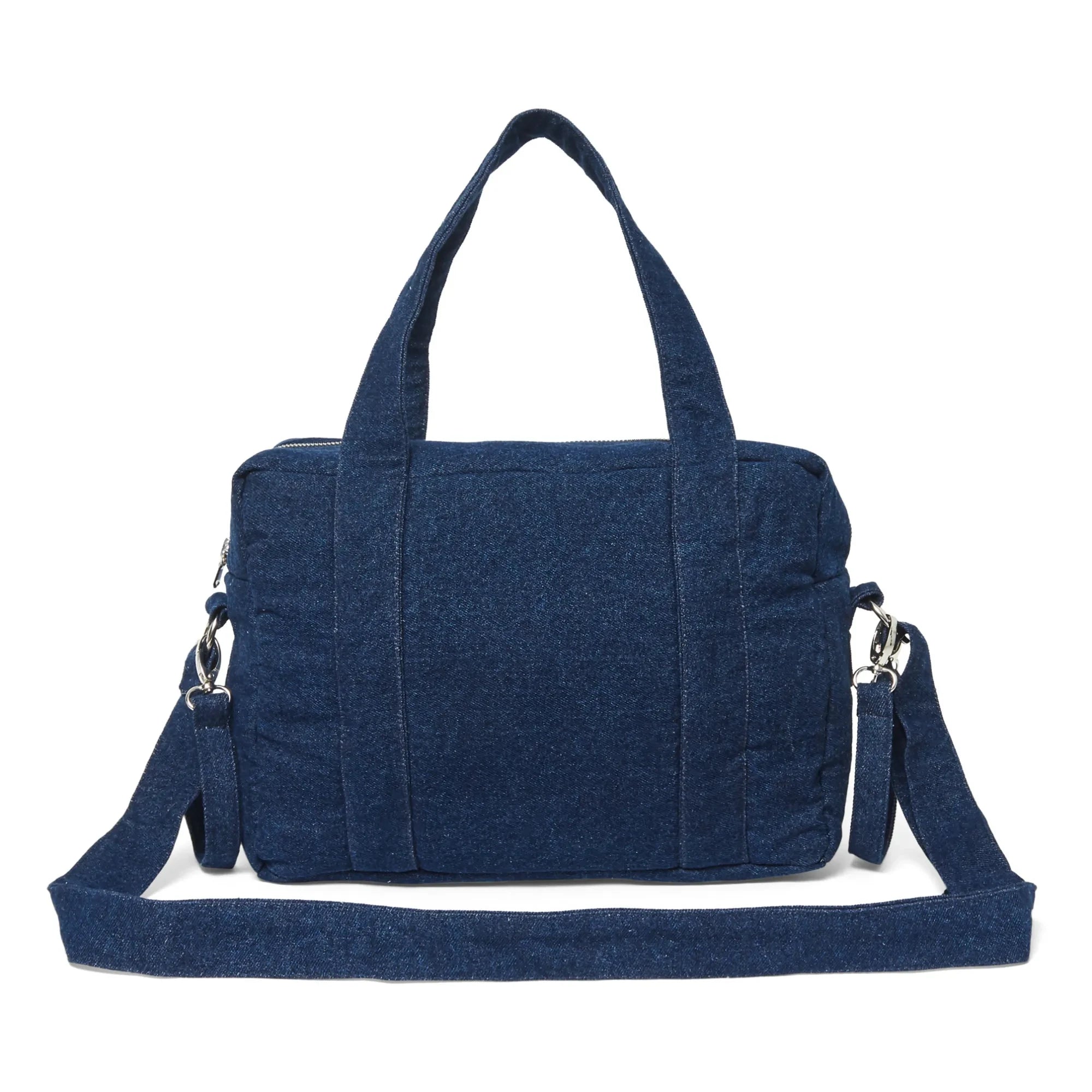 rivedroite - Mini Darcy Transformed Denim Changing Bag | Raw Denim