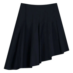 Tangerine - Asymmetric Ruffled Skirt | Navy Blue