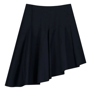 Tangerine - Asymmetric Ruffled Skirt | Navy Blue