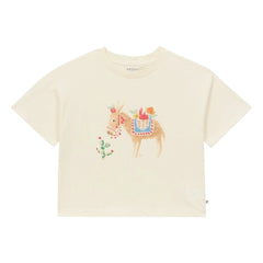 Arsène et Les Pipelettes - Horse T-Shirt Organic Cotton | Ecru