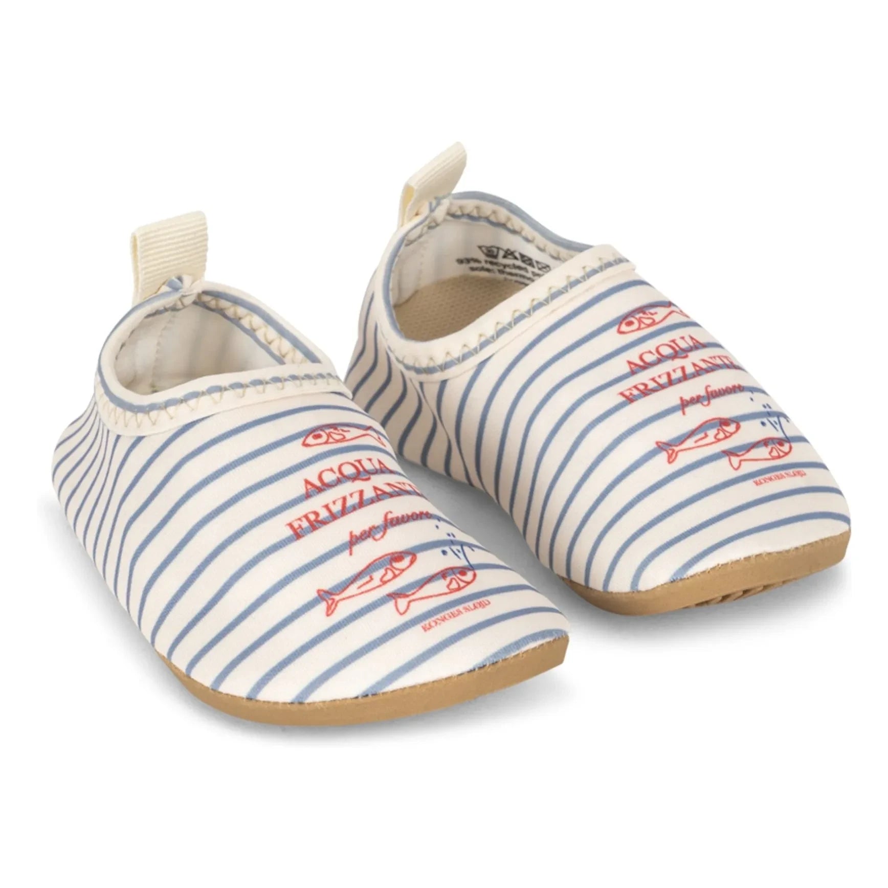 Konges Sløjd - Aster striped water shoes Recycled fibres | Beige