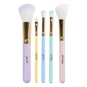 Oh Flossy - Rainbow Makeup Brushes - Set of 5