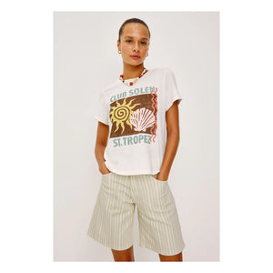 Rails - Classic Crew Neck Cotton T-Shirt | White