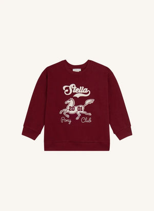 Stella McCartney Kids - Stella sweatshirt 2001 | Koyu kırmızı