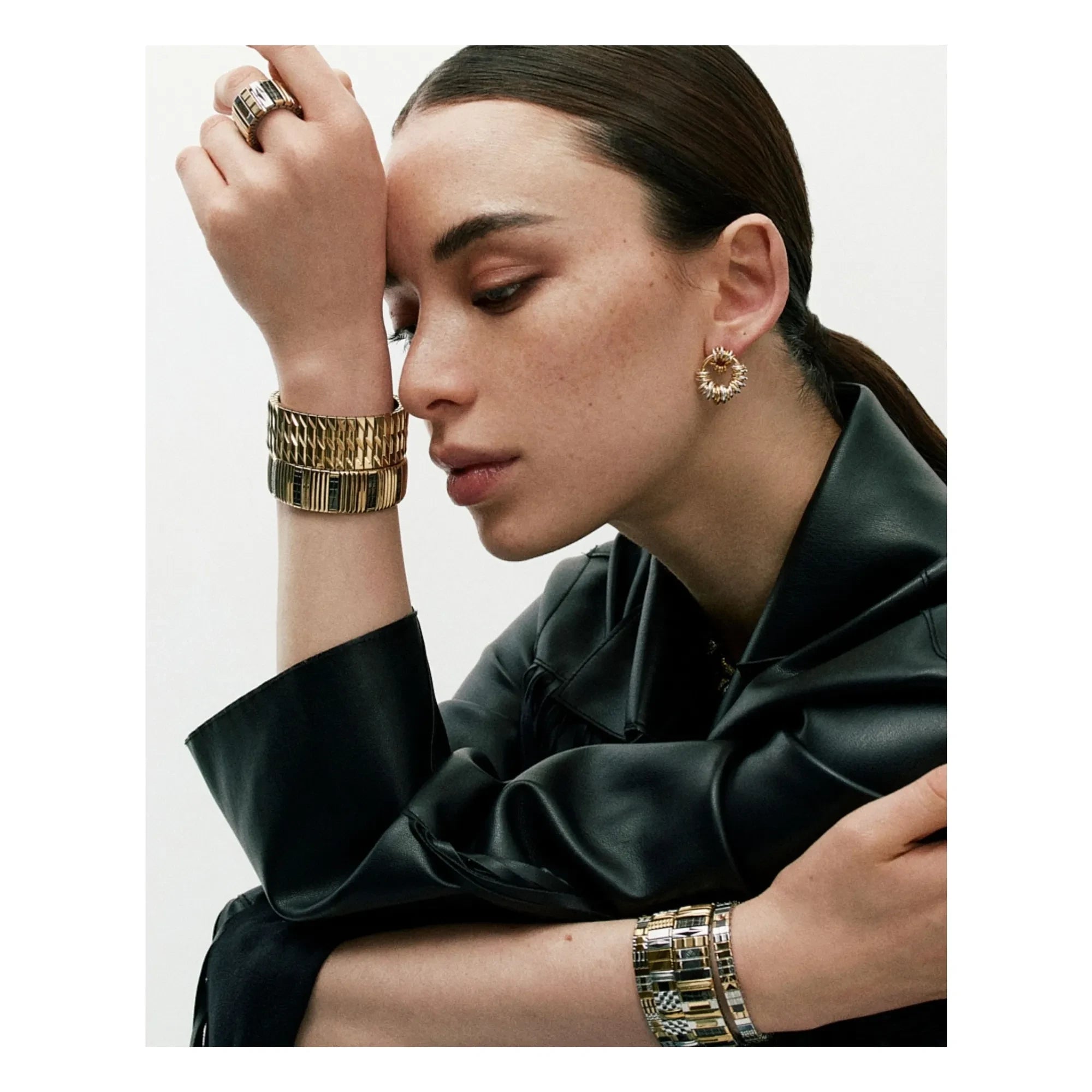 Sigal - Klik Earrings | Gold/Silver