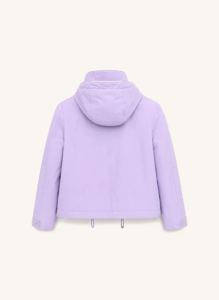 Töastie - Waterproof Windbreaker with Recycled Fiber Lining | Lilac
