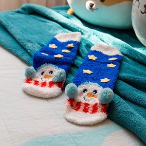 Legami - Kids' Christmas Slipper Socks Snowmen - A Perfect Fit!