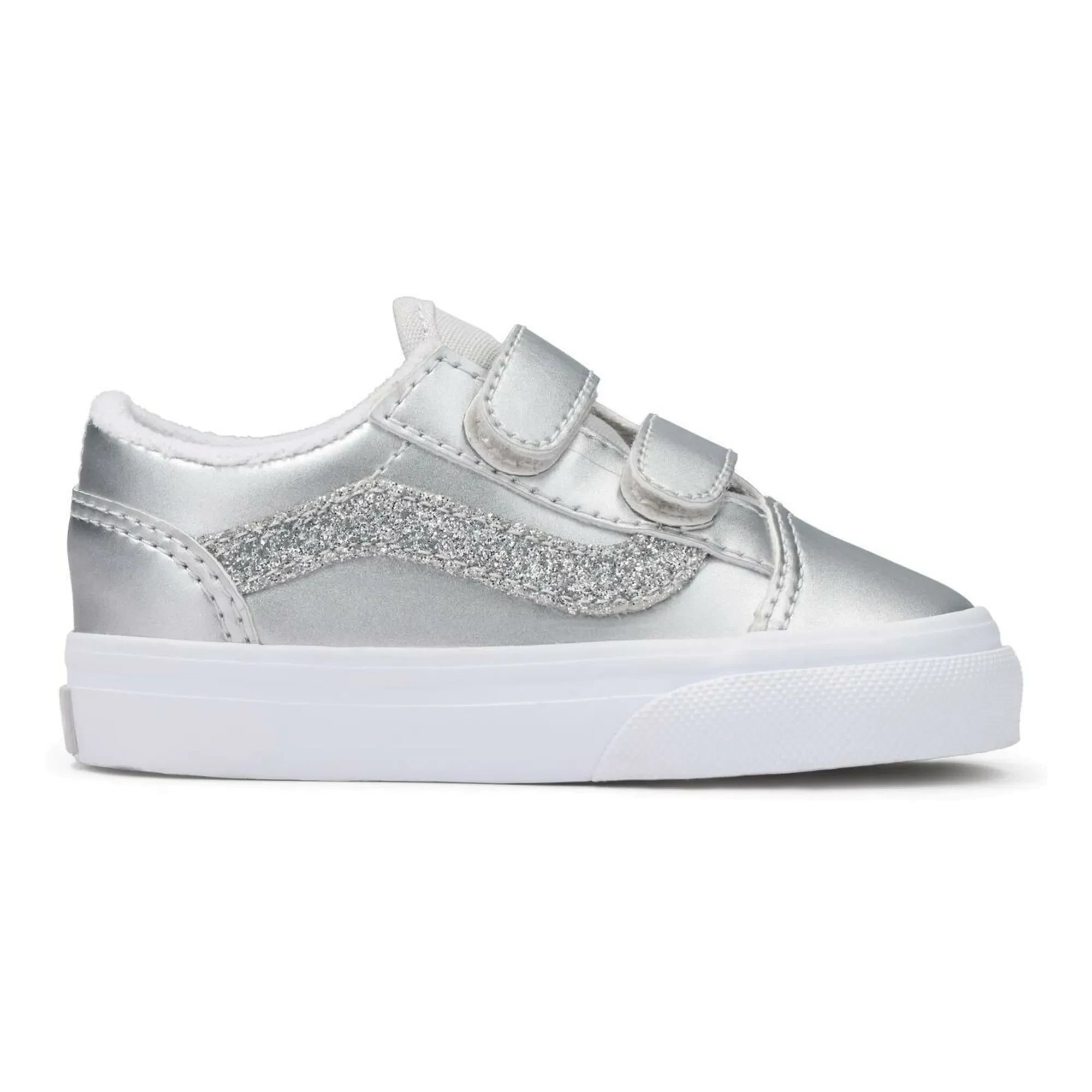 Vans - Scratch Sneakers Old Skool V Dazzled | Silver