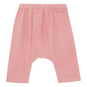 Bonton - Laos Pamuk Gazlı Pantolon | Pembe