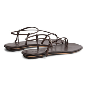 Soeur - Rosalie Leather Sandals | Brown