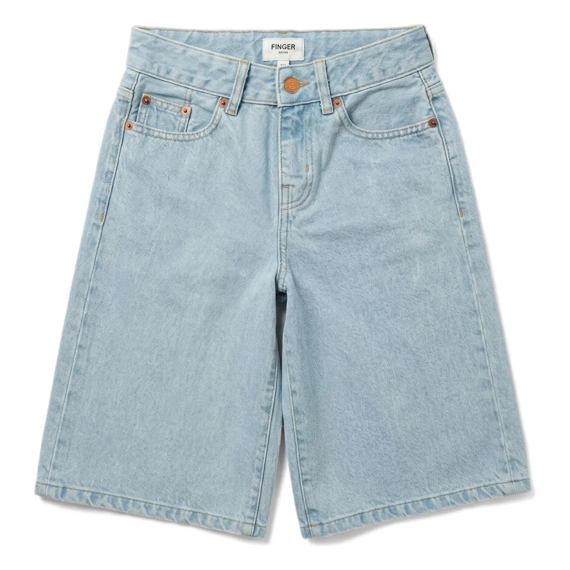 Finger in the Nose - Bermuda Denim Shorts | Light Denim
