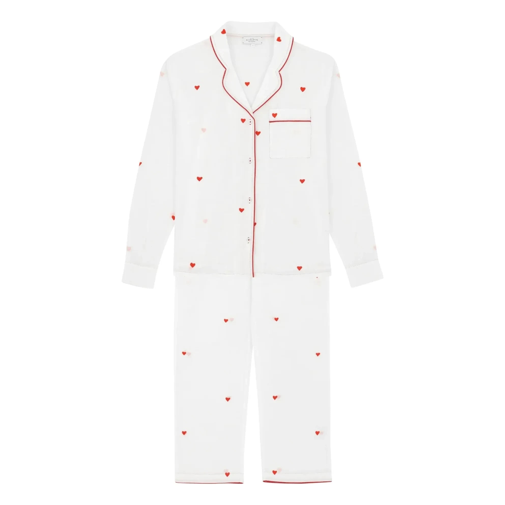 Scarlette Ateliers - Valentine's Day Pajamas | White