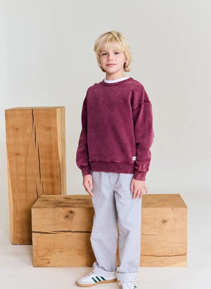 AO76 - Oscar Anniversary recycled cotton sweatshirt | Burgundy