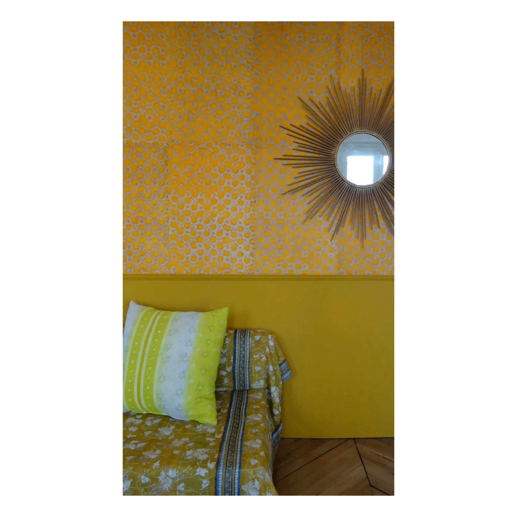 Le Monde Sauvage - Jaisalmer Yellow Wallpaper - 12-Panel Set | Yellow