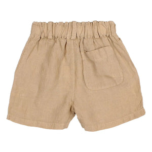 Búho - Linen Bermuda Shorts | Beige