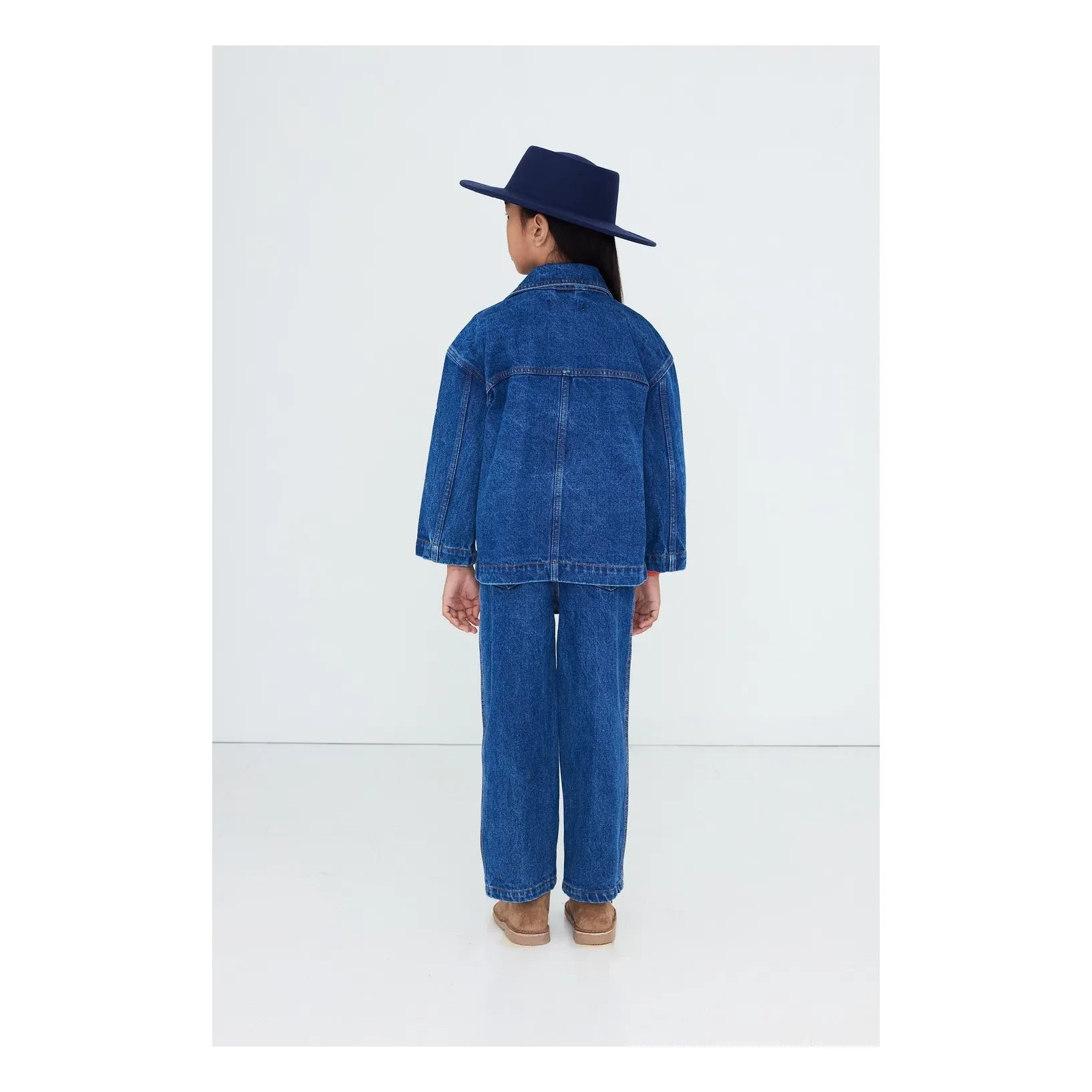 Tinycottons - Pommes Denim Ceket | Mavi