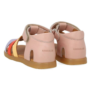 Angulus - Colour Blocked Sandals | Light Pink