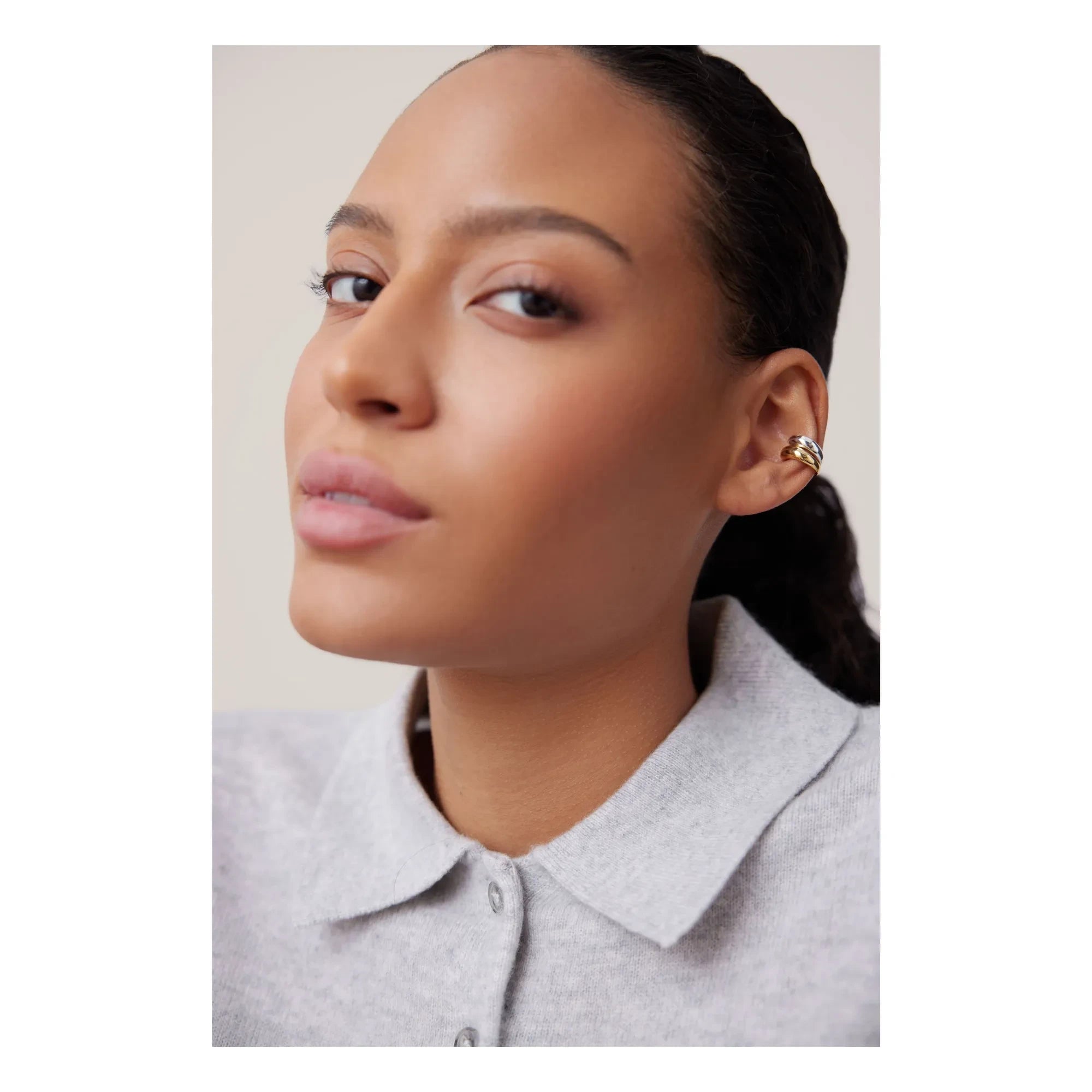 Jenny Bird - Earcuff Sila Small Set | Gold/Silver