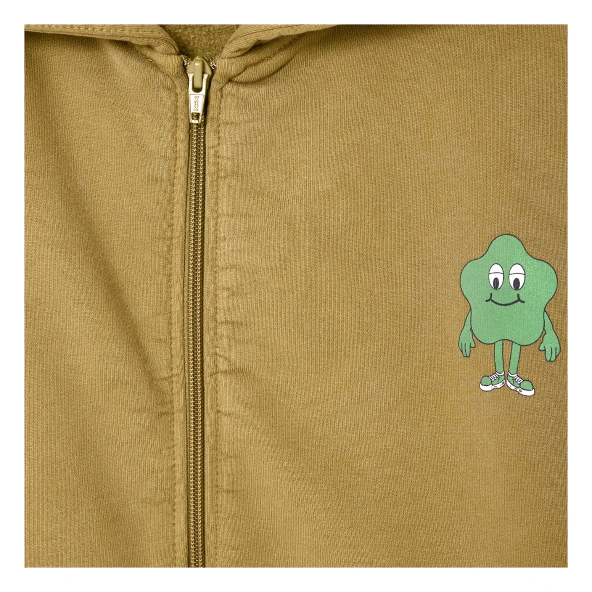 American Vintage - Zoky Fermuarlı Sweat Organik Pamuk | Kamel