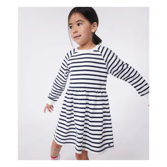 Petit Bateau - Bistelle Jersey Heavy Dress | White