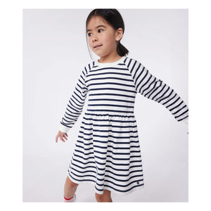 Petit Bateau - Bistelle Jersey Heavy Dress | White