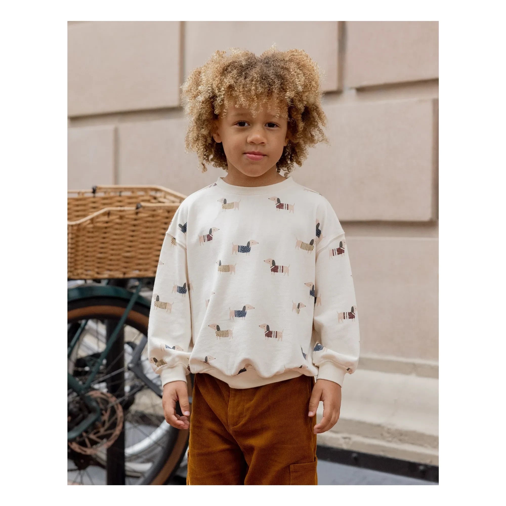 Rylee + Cru - Christmas Dogs Sweatshirt | Ivory
