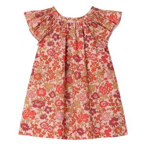 Bonpoint - Carmella Fleurie Organic Cotton Dress | Dust Pink