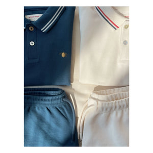 Konges Sløjd - Florian organic cotton polo shirt | Navy Blue