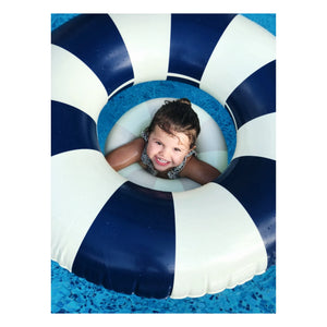 Petites Pommes - Céline Inflatable Donut | Navy Blue