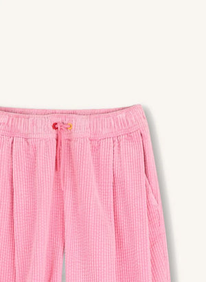 Kenzo - Velvet Elastic Waist Pants | Candy Pink