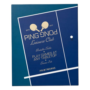 PrintWorks - Nomad Table Tennis Set | Navy Blue