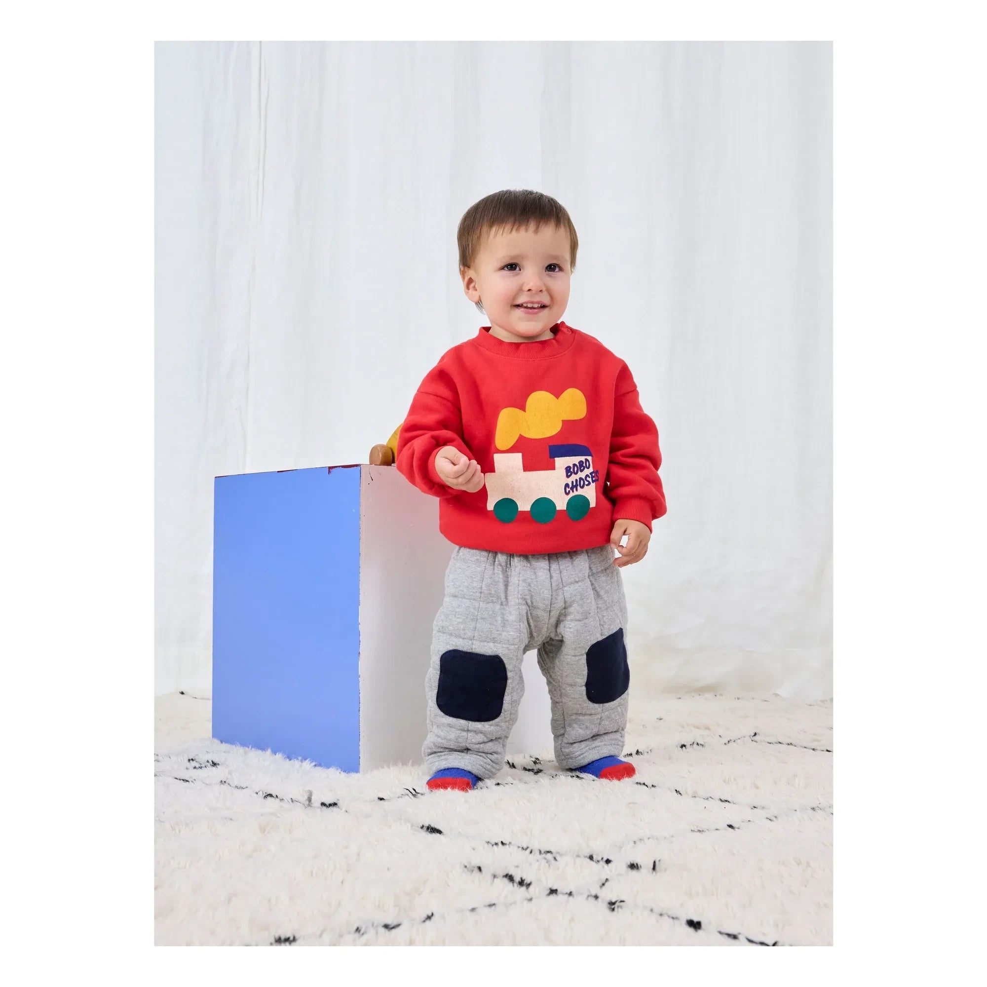 Bobo Choses - Sweat Train Organic Cotton | Red