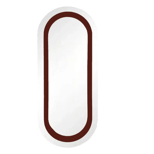 Gabrielle Paris - Victor Vernikli Wooden Mirror | Burgundy