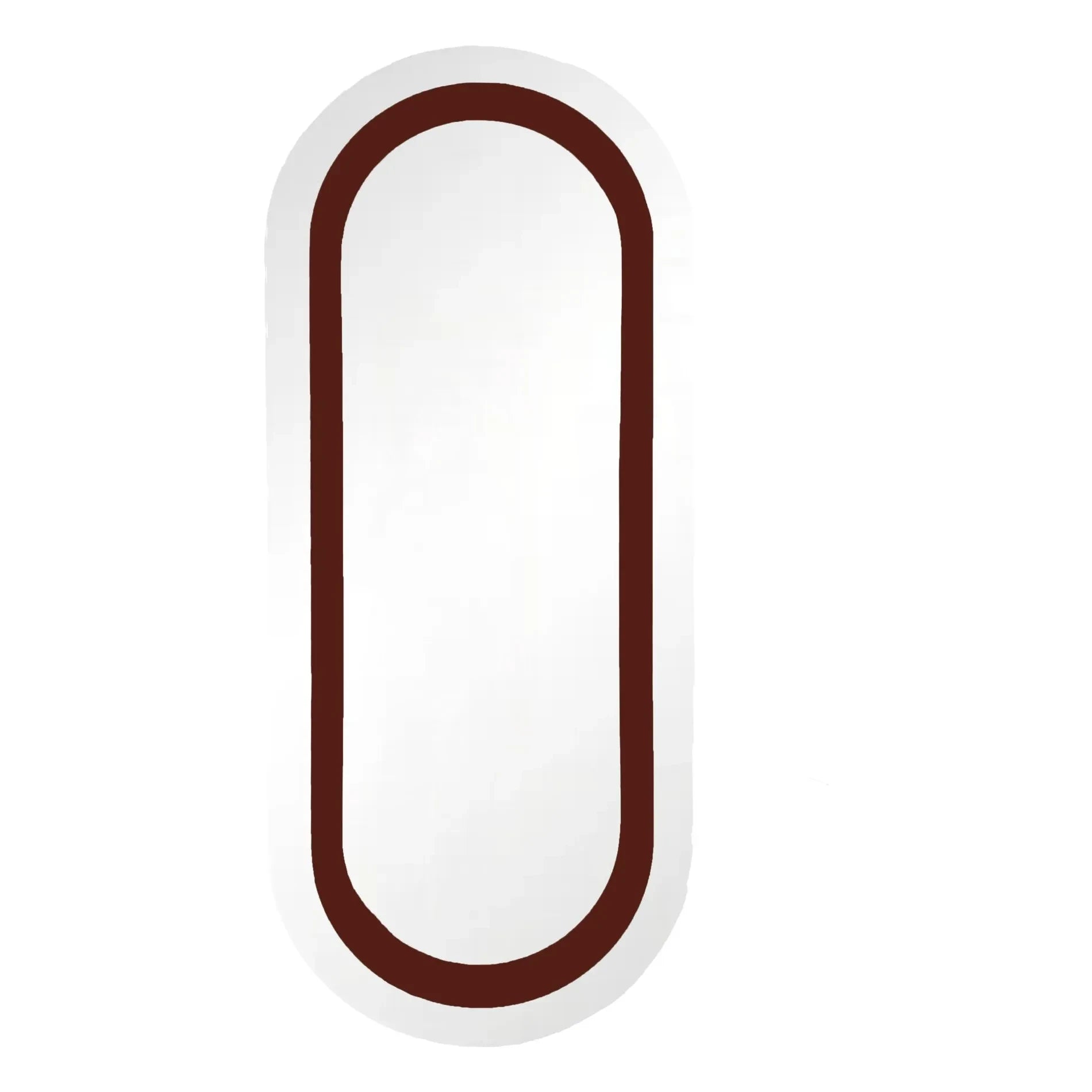 Gabrielle Paris - Victor Vernikli Wooden Mirror | Burgundy