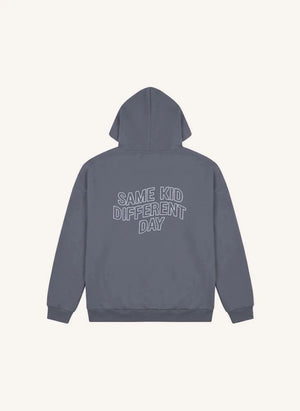 Cos I Said So - Same Kid Organik Pamuklu Kapüşonlu Sweatshirt | Gri