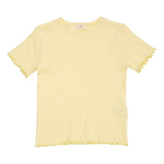 Copenhagen Colors - Pointelle T-Shirt | Soluk Sarı