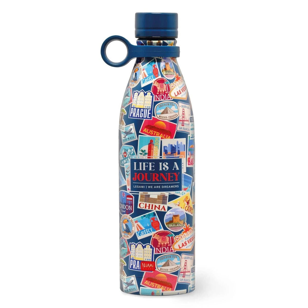 Legami - 800 ml Thermos - Travel Stickers - Hot & Cold