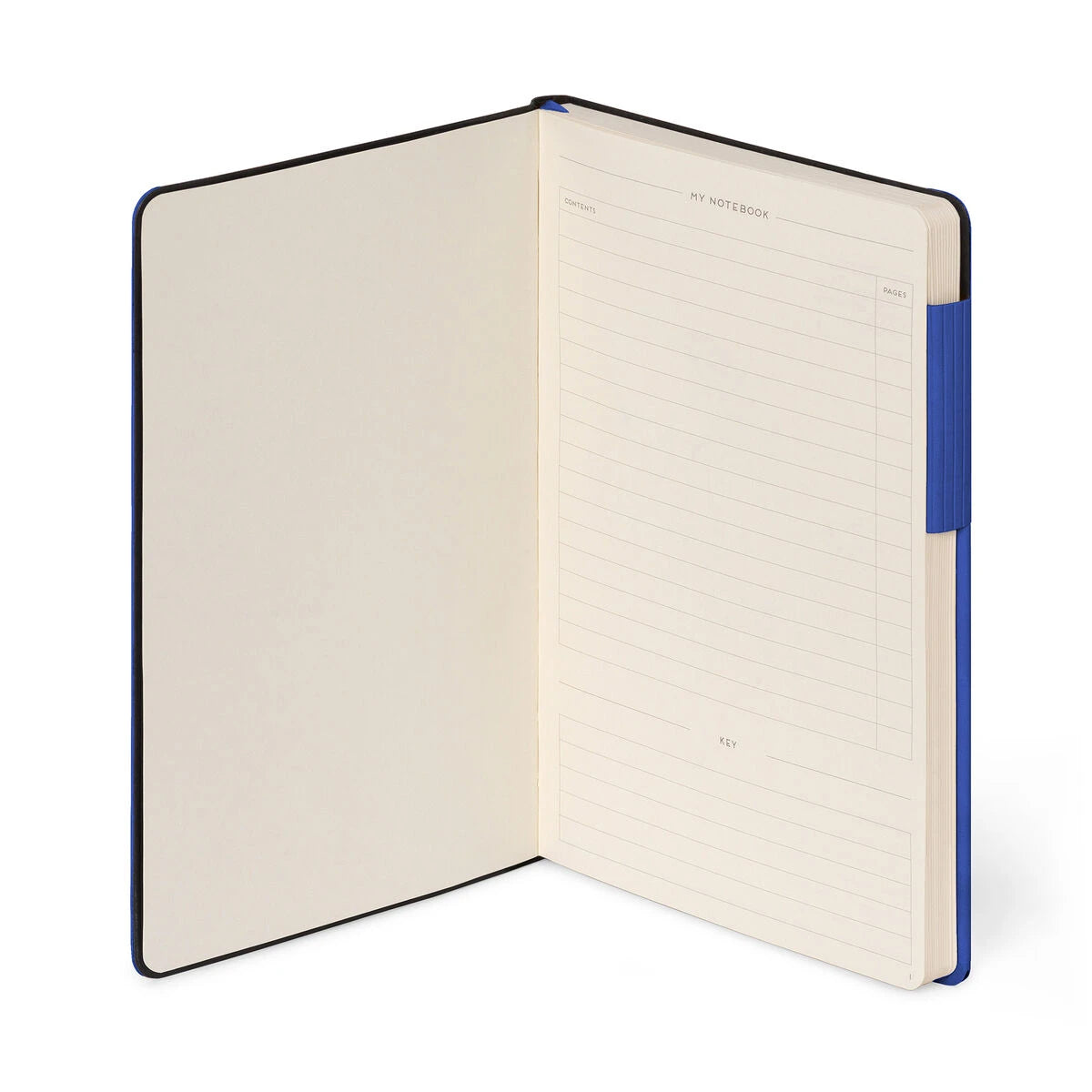 Legami - Notebook with Blank Pages and Monochrome Soft Cover - Eclectic Blue - My Notebook