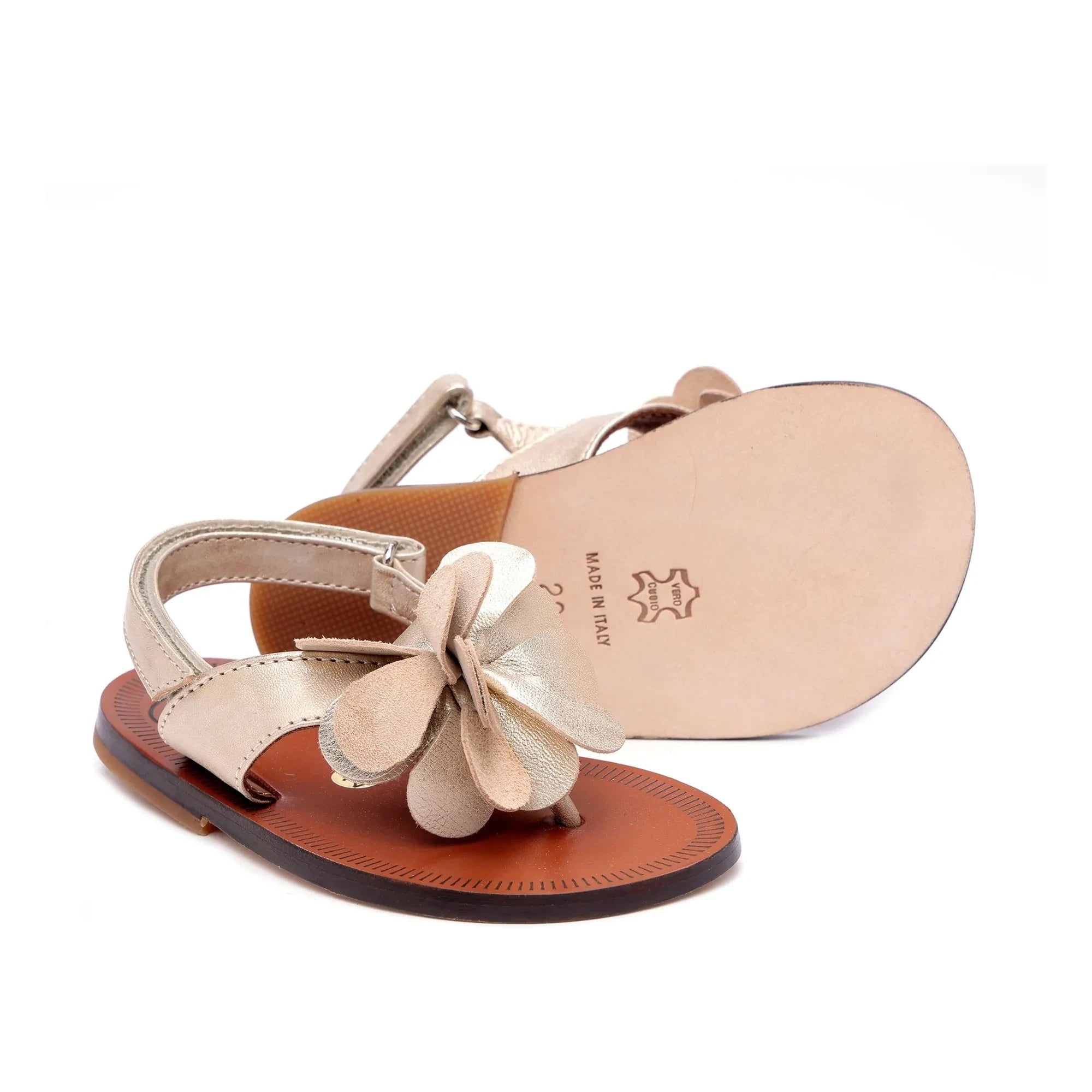 Pèpè - Floral Sandals | Cream