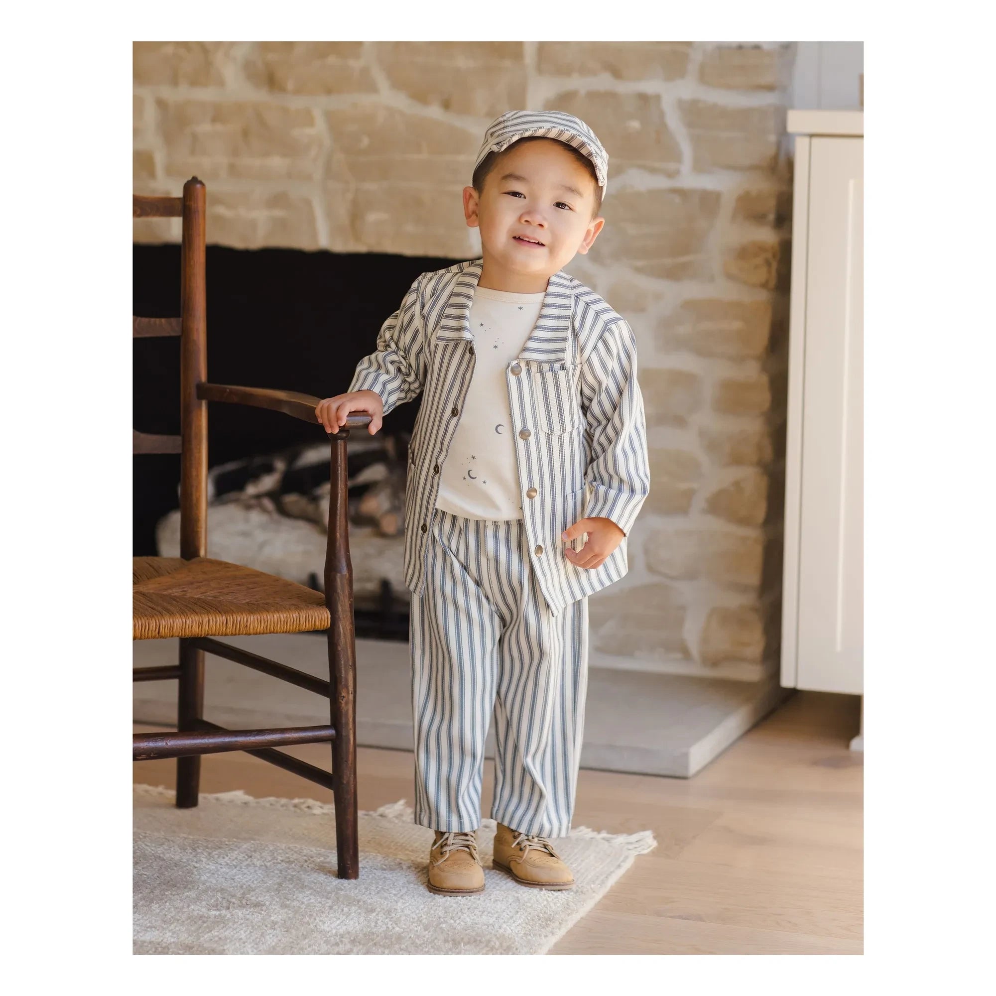 Quincy Mae - Grayson Organic Denim Pants | Gray Blue