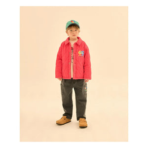 Jelly Mallow - Hug Me Quilted Jacket | Red