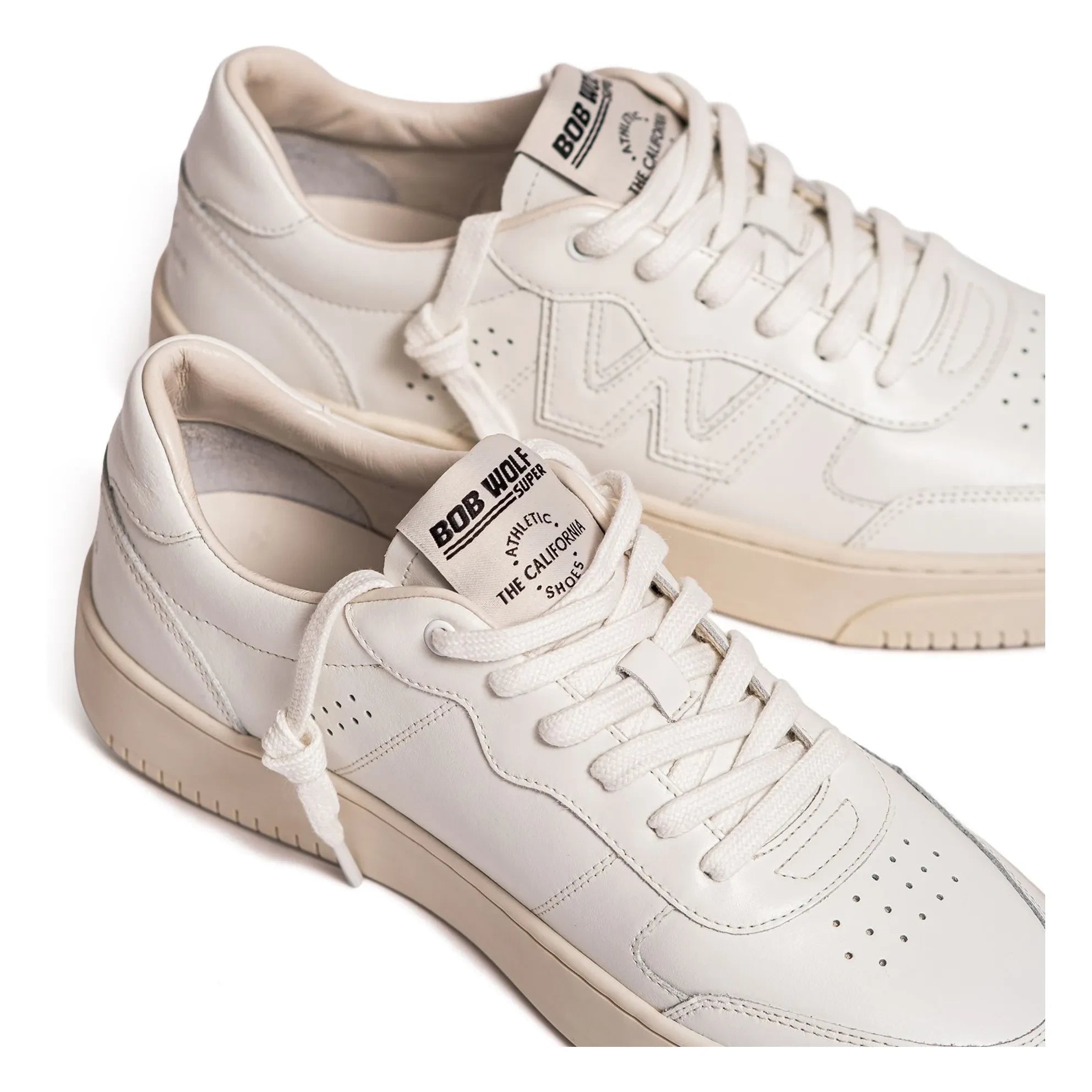 Bob Wolf - Legacy Leather Sneakers | White