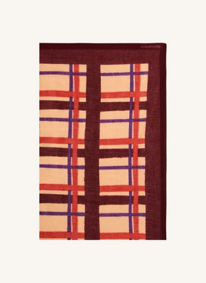 Apaches - Small Dupitta Check Scarf | Pink