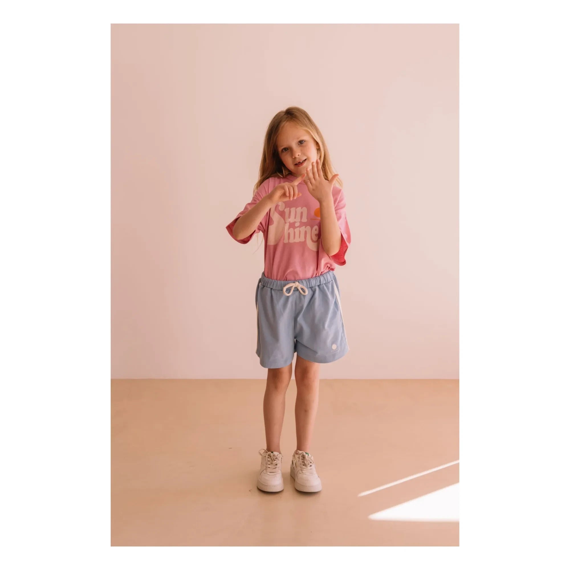 We Are Kids - Marlow Organic Cotton Shorts | Light Blue