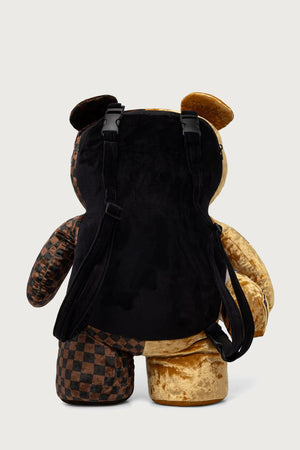 Sprayground - Brown Backpack with Sharks in Paris 910B9342NSZ