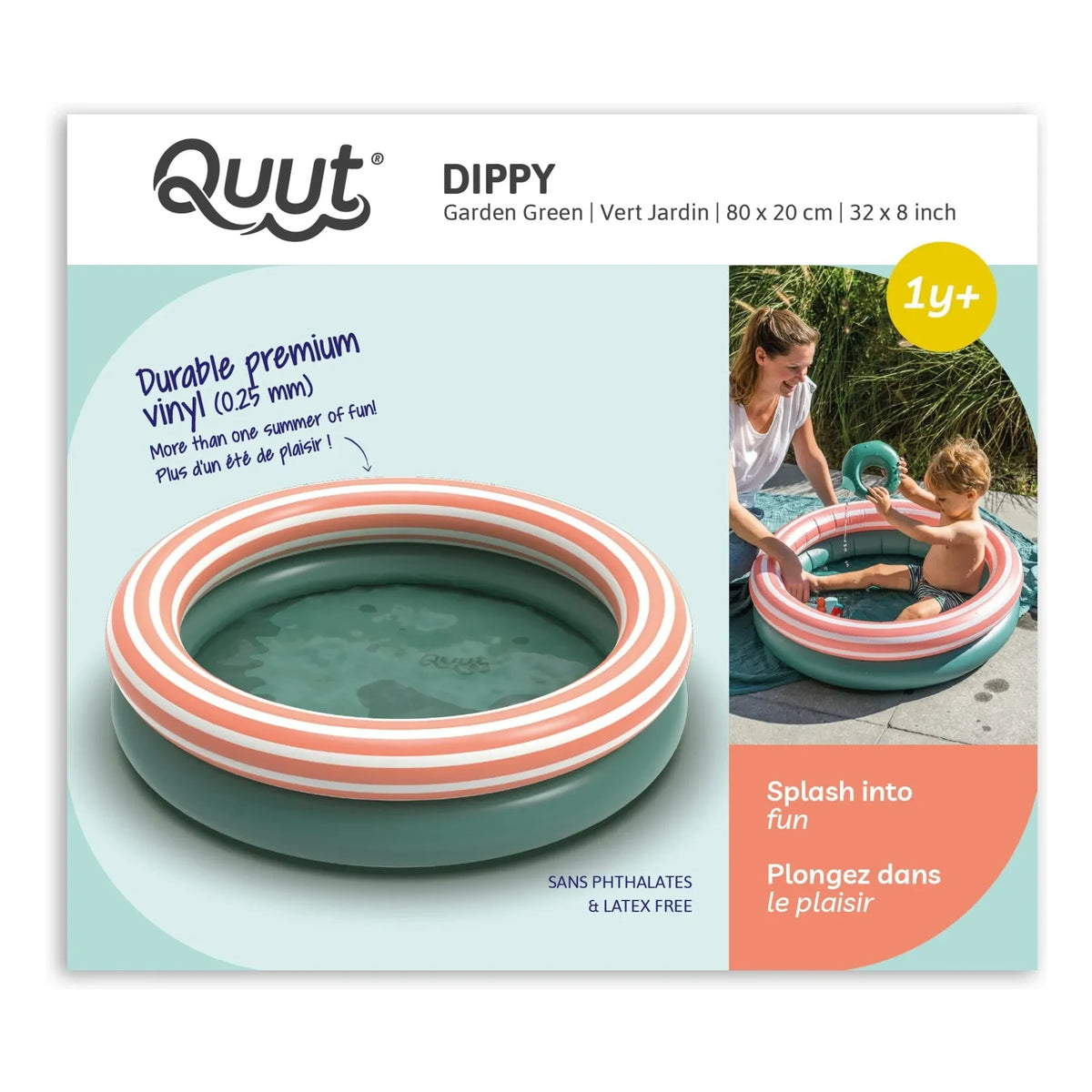 Quut - Dippy inflatable pool | Green
