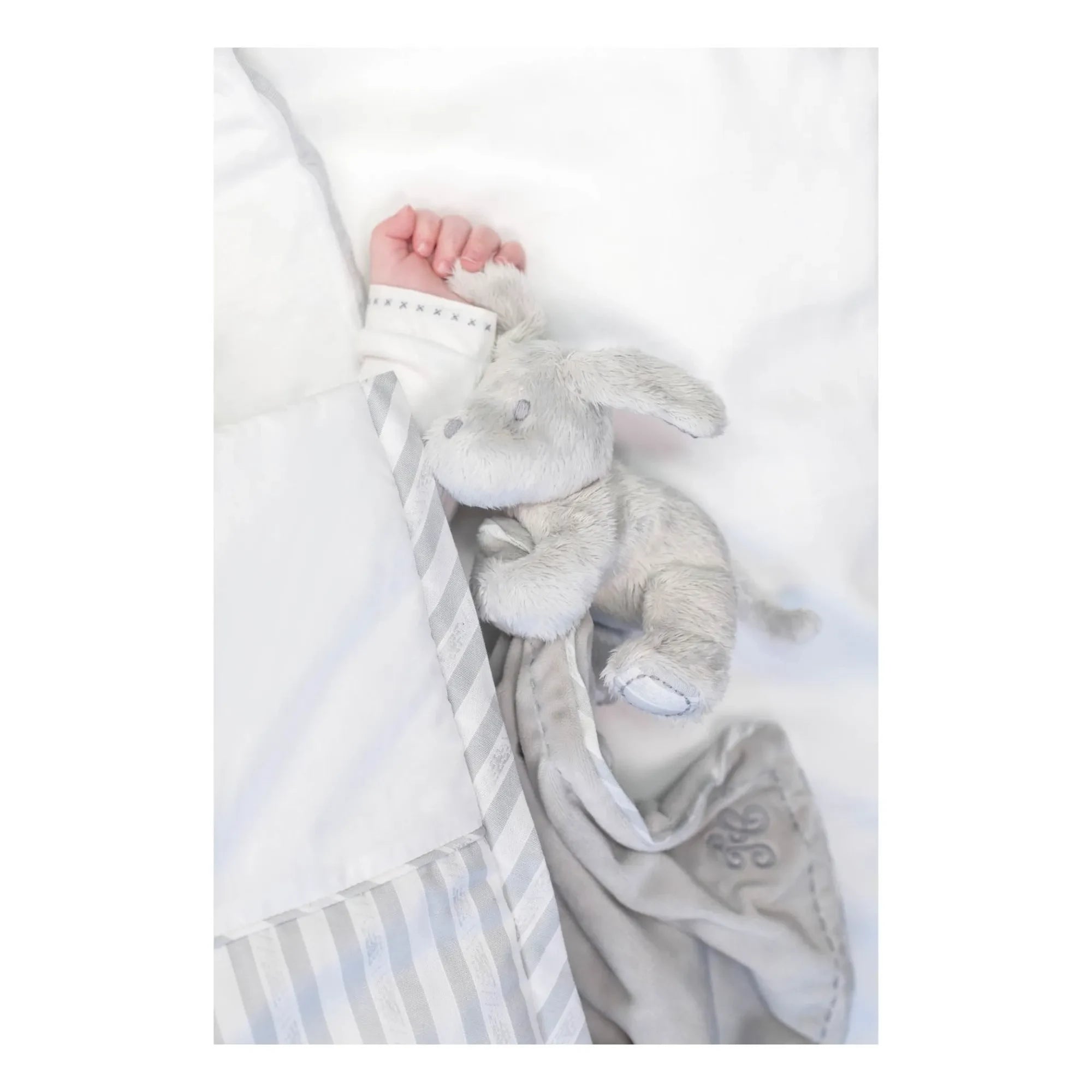 Tartine et Chocolat - Lucien Dog Swaddle Blanket | Light Gray