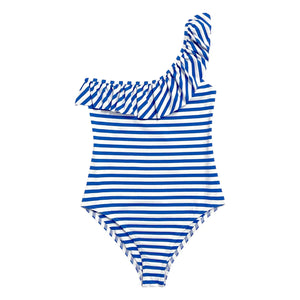 Sunchild - Joyce Striped Swimsuit | Blue