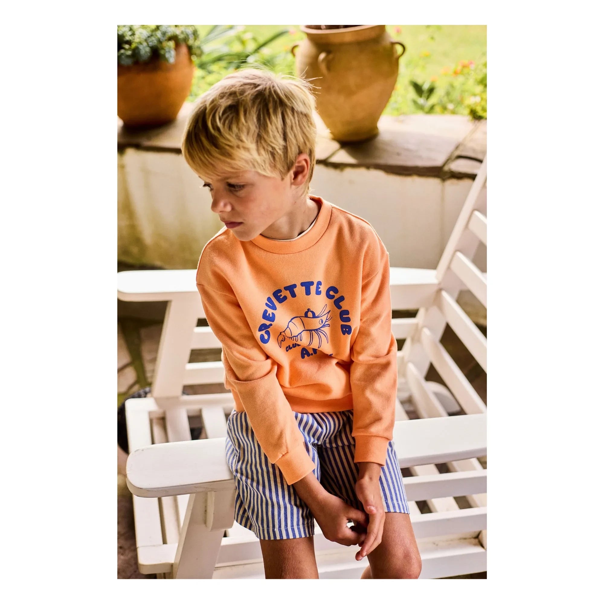 Arsène et Les Pipelettes - Shrimp Sweat Club Organic Cotton | Apricot
