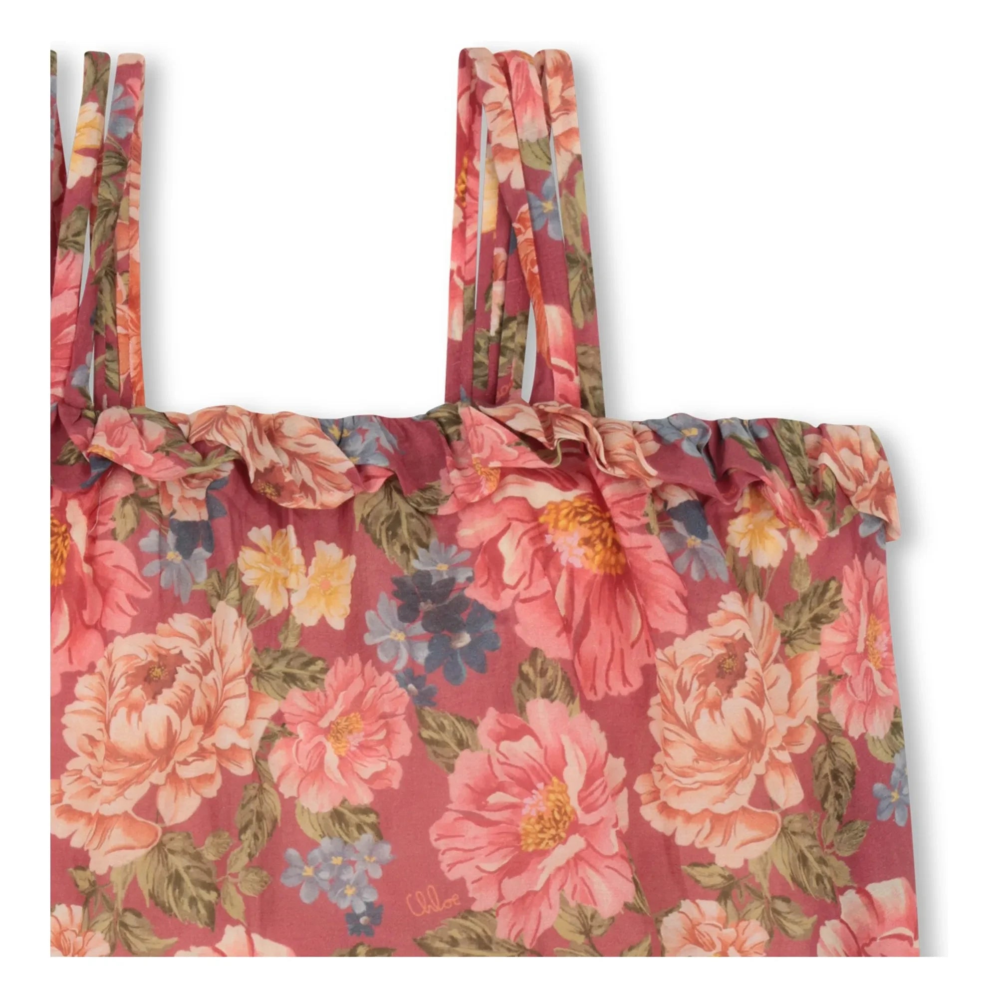 Chloé - Organic Cotton Flower Top | Rosewood